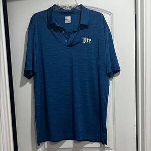 Callaway Blue Men's Miller Lite Polo Shirt
